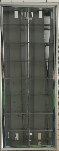 Luminária de Embutir 60 cm com Refletor Espelhado