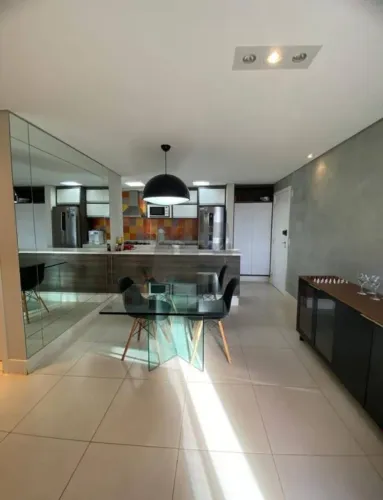 Apartamento mobiliado - locação Condomínio Fascina - Mansões Santo Antonio