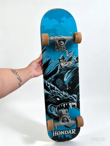 Skate Montado Hondar Série Mago Dragon