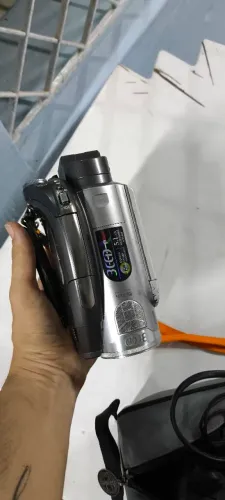 Filmadora Panasonic HDC-DX1 com acessórios e mídias