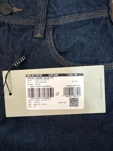 Calça Jeans feminina Juliette Colcci tamanho 38