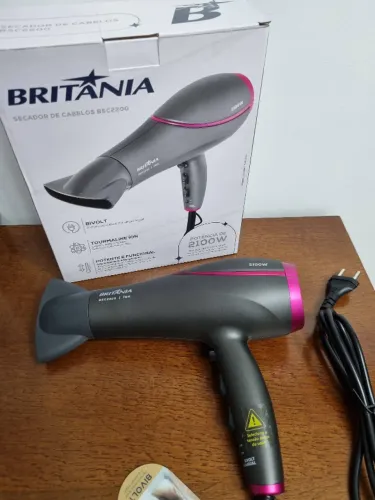 Secador de Cabelos Britânia - 2100W - Bivolt - Novo
