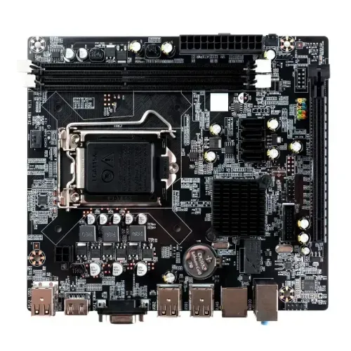 Placa Mãe LGA 1150 H81M DDR3 até 16gb 1600MHz 4°/5° Ger. HDMI/VGA l GT