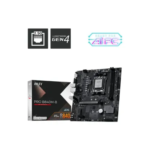 PLACA MÃE MSI PRO B840M-B  NOVA COM NOTA FISCAL E GARANTIA!