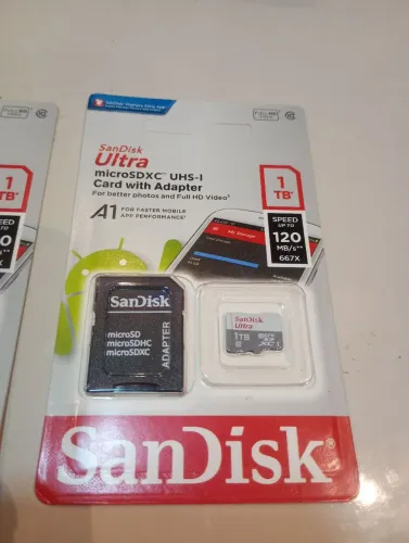 Cartão de memória San Disk 1tera