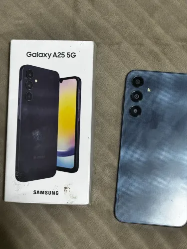 Samsung A25 5G 256GB Azul COM NOTA FISCAL - Caixa e Carregador