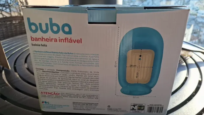 Banheira inflável infantil