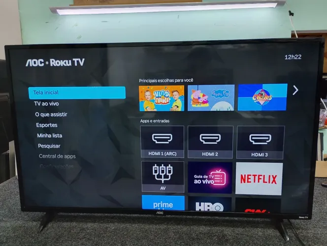 Smartv 43" AOC ROKU Completa