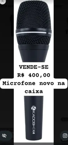 Microfone kadosh novo