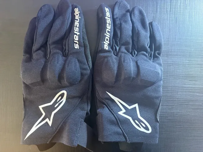 Luvas Alpinestars Pretas - Tamanho G