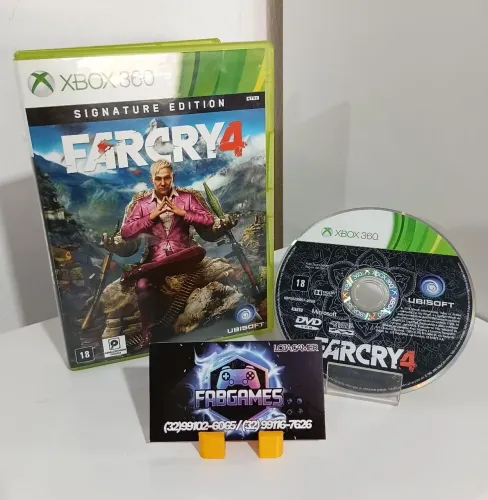 Jogo Xbox 360 original FARCRY 4 na PROMOÇÃO aqui na LOJA FABGAMES