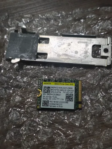SSD NVMe ADATA 256gb M2 notebook + suporte 