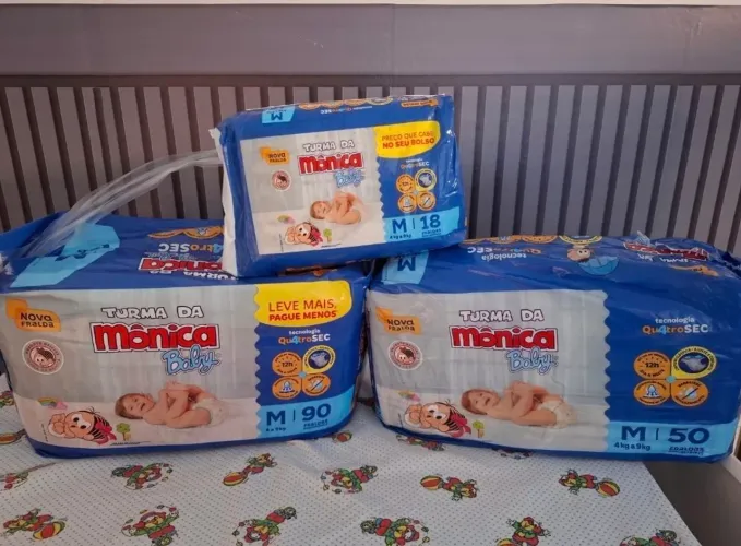 Vende-se fralda tamanho M