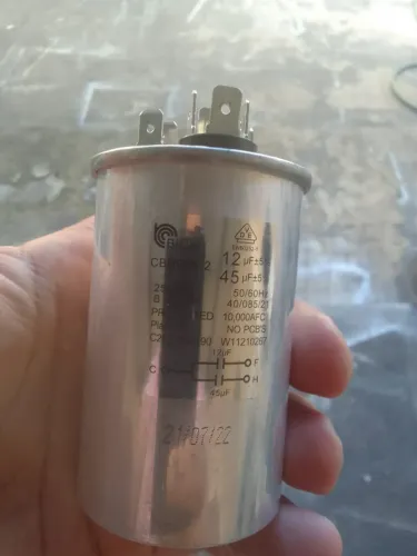 Capacitor 45+12 Ar condicionado consul 10.000 btu 110v 