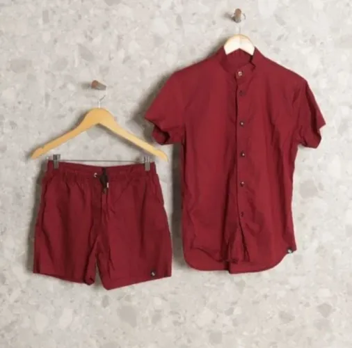 Conjunto bermuda e camisa P