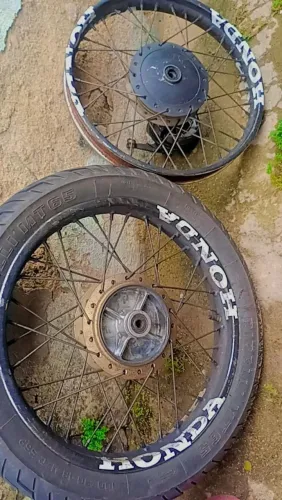 Par de roda de ferro fan cg titan 125 150