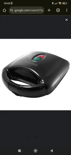 Máquina de Preparar Waffles 700W 110V-Black+Decker-WF780