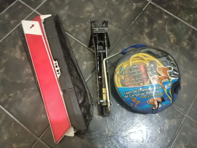 Kit macaco triângulo cabo novo