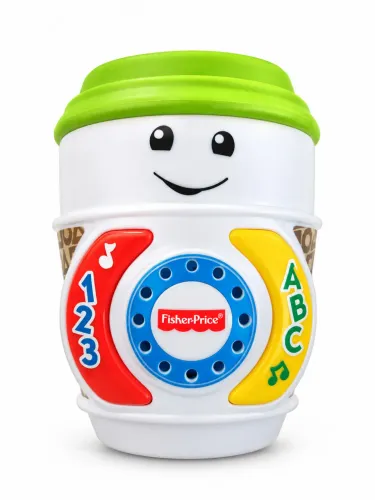 Brinquedo Fisher-Price Laugh & Learn Copinho Musical com Luzes, Números e Alfabeto