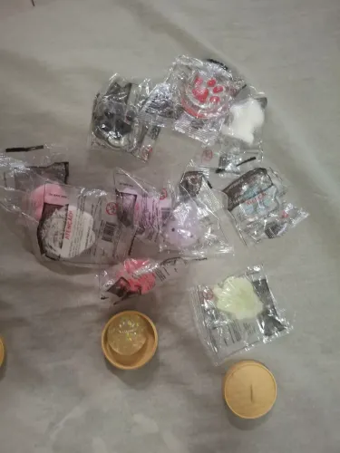 kit com 10 mini squishy de apertar + mini doupling