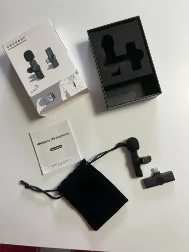 Microfone sem fio para iPhone
