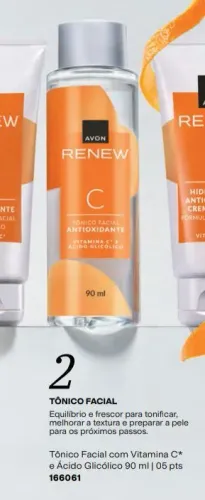 Tônico facial antioxidante vitamina c