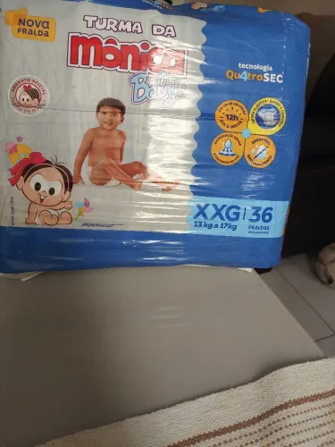 Vendo fraldas descartáveis Pampers e Turma da Monica