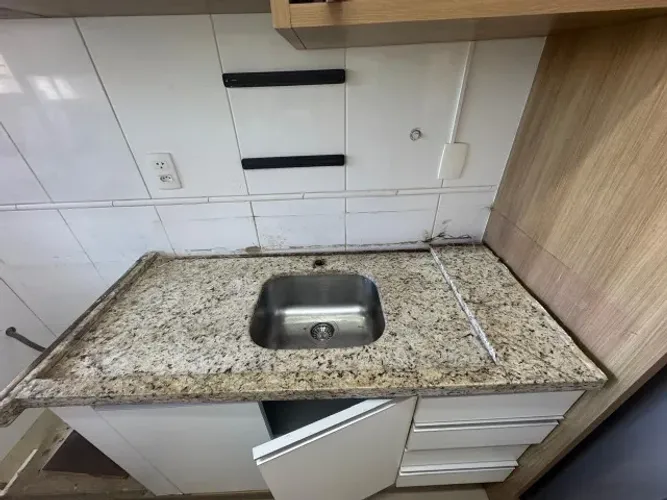 Marmore de pia + Cuba de inox - COMBO DE 2 PRODUTOS