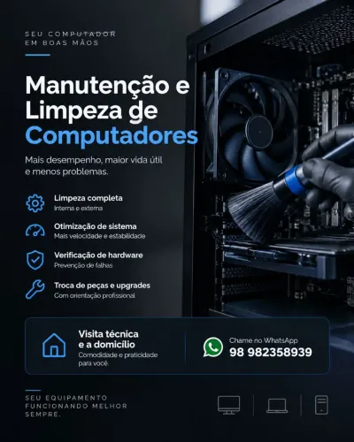 Manutenção e Limpeza de Computadores