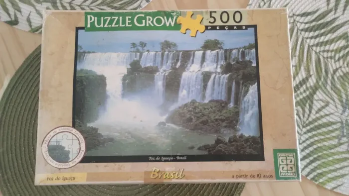 Quebra cabeça 500 peças Foz do Iguaçu