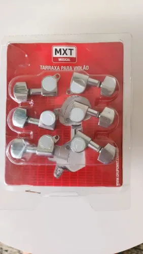 Tarraxas blindadas guitarra em linha