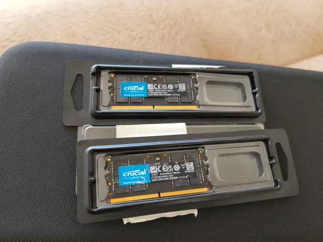 Memória crucial 64 gb ddr5 notebook