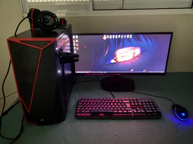 PC GAMER COMPLETO COM MONITOR LG 25? + PERIFÉRICOS ? R$ 2.700