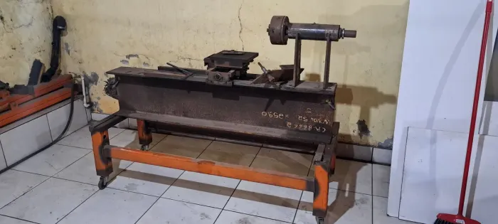Torno mecânico caseiro