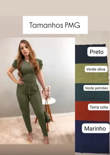 Conjunto Malha Suede