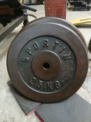 2 anilhas de 25 kg