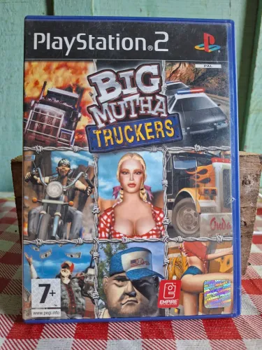 jogo original Big Mutha Truckers para PlayStation 2 sistema europeu PAL
