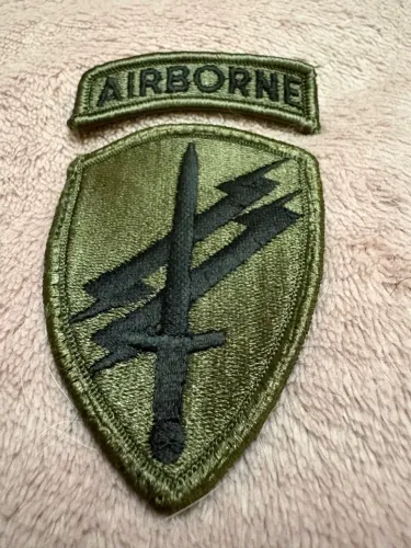 Bordados Americanos Civil Affairs (Verde)