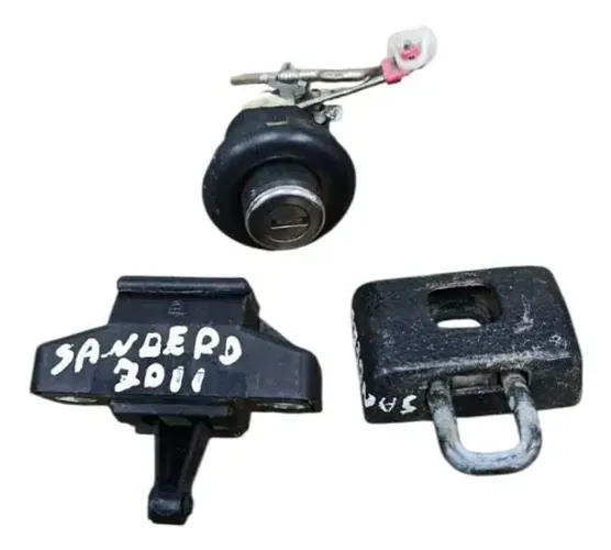 Kit Fechadura Porta Malas Sandero Logan 2011