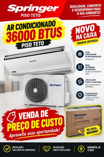 Ar condicionado 36000btus