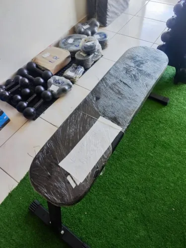 Banco reto musculação dobrável