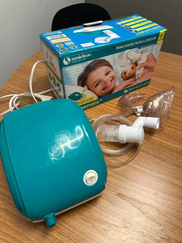 Inalador / Nebulizador Soniclear para Crianças e Adultos / Bivolt