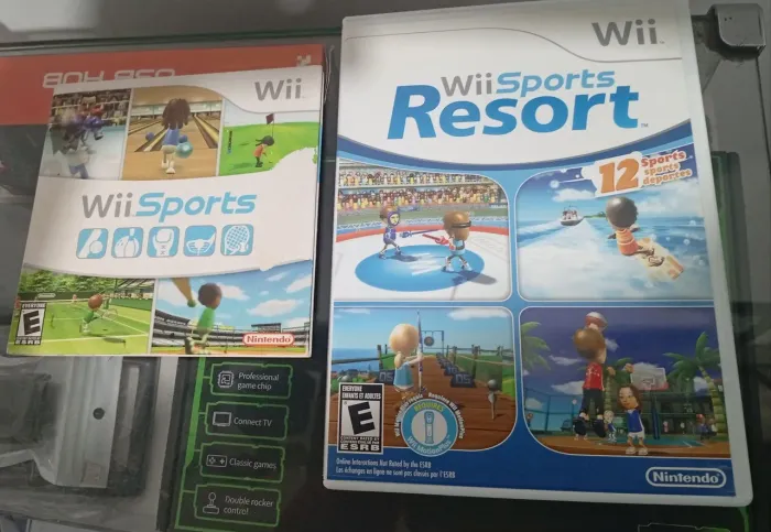 Wii sport 1 e Wii sport resort, original impecável,com manual 