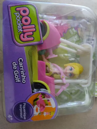 Boneca Polly Pocket - Carrinho de Golf