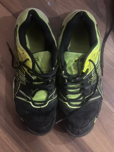 Tenis Asics TAM 41 Verde Limão Gel Rocket A