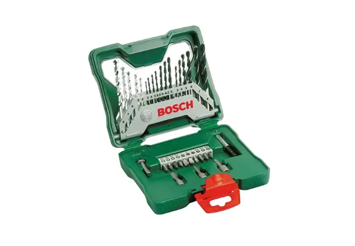 Kit Bits e Brocas Bosch, Parafusar, Furar Alvenaria, Madeira e Metal - 33pcs 