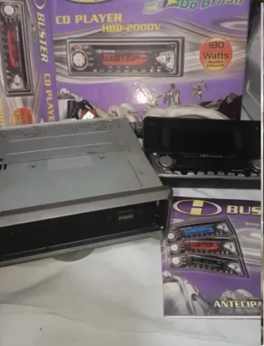  Cd-player H-buster Hbd-2000v Som Automotivo