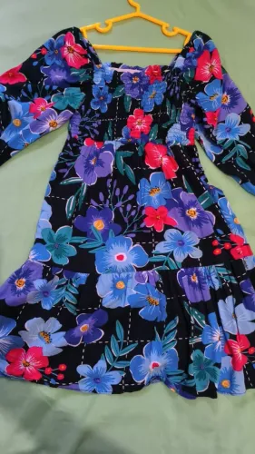 Vestido Floral Mon Sucré 4 anos