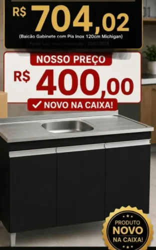 Pia com armário