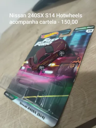 Velozes e Furiosos Nissan 240sx Hotwheels 1/64 Premium 